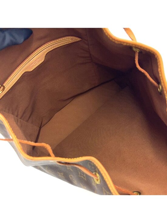 Louis Vuitton Montsouris GM Monogram Leather Brown Light Backpack Gold main image 13